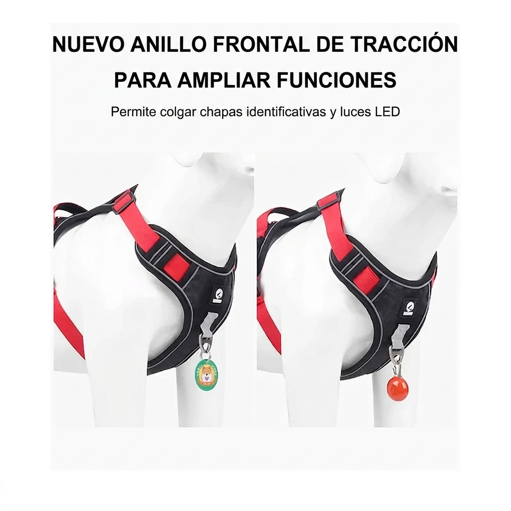 Arnés Táctico K9 Commander™ - Antitirones y Alta Resistencia